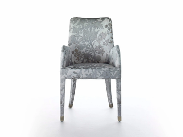 HAUSSMANN - Fabric chair by HUGUES CHEVALIER - view 2